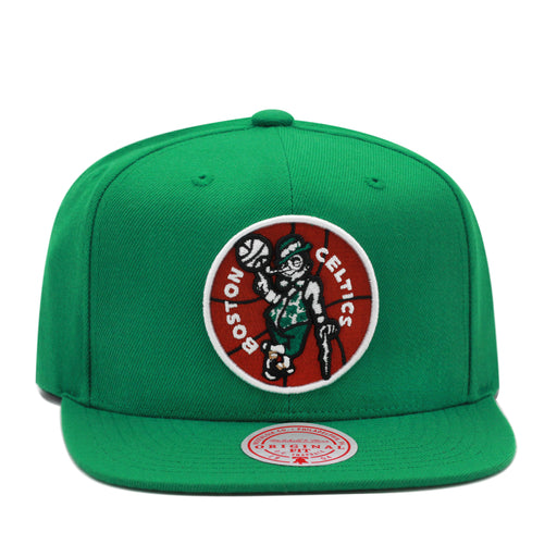 Boston Celtics Green Mitchell & Ness Team Ground 2.0 Snapback Hat