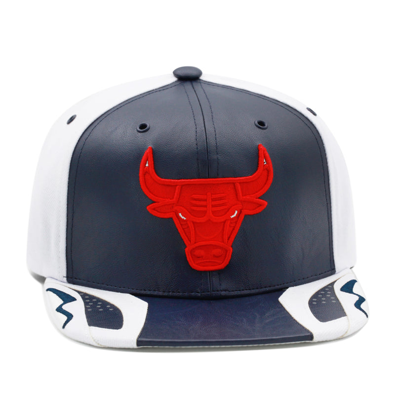 Chicago Bulls Navy Jordan Retro 6 Mitchell & Ness Day 6 Snapback Hat