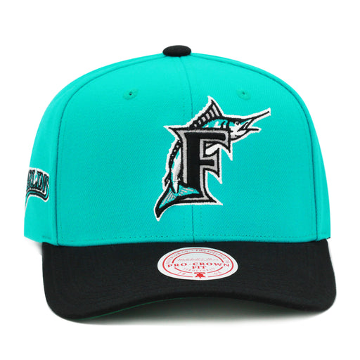 Florida Marlins Cooperstown Teal Mitchell & Ness MLB Team Pro Snapback