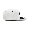 Chicago Bulls White/Silver Jordan 4 Mitchell & Ness Day 4 Snapback Hat