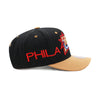 Philadelphia 76ers Hardwood Classics Black Mitchell & Ness NBA Overbite Pro Snapback