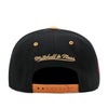 Philadelphia 76ers Hardwood Classics Black Mitchell & Ness NBA Overbite Pro Snapback