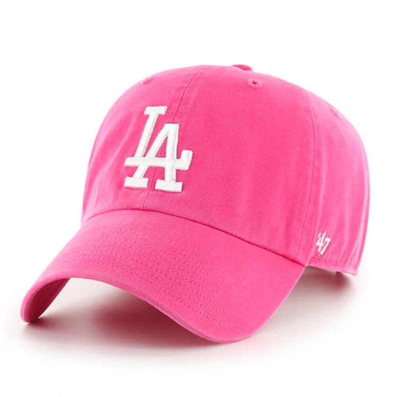 Los Angeles Dodgers Magenta 47 Brand Clean Up Dad Hat