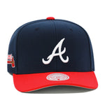 Atlanta Braves Navy Mitchell & Ness MLB Team Pro Snapback