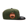 Chicago Bulls Olive Mitchell & Ness NBA Core IV Snapback Hat