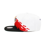 Philadelphia 76ers Mitchell & Ness Paintbrush Snapback Hat