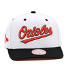 Baltimore Orioles Mitchell & Ness Cooperstown Evergreen Pro Snapback - White