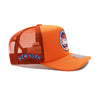 New York Mets Orange Mitchell & Ness Cooperstown Curveball Trucker Snapback
