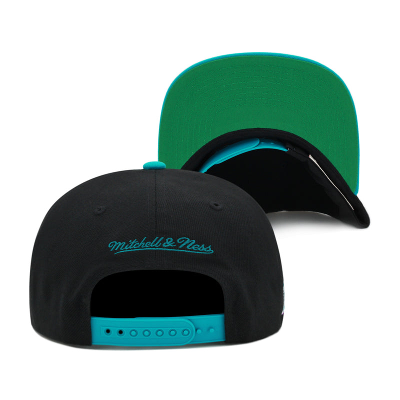 Arizona Diamondbacks Black Teal Mitchell & Ness MLB Evergreen Snapback Hat