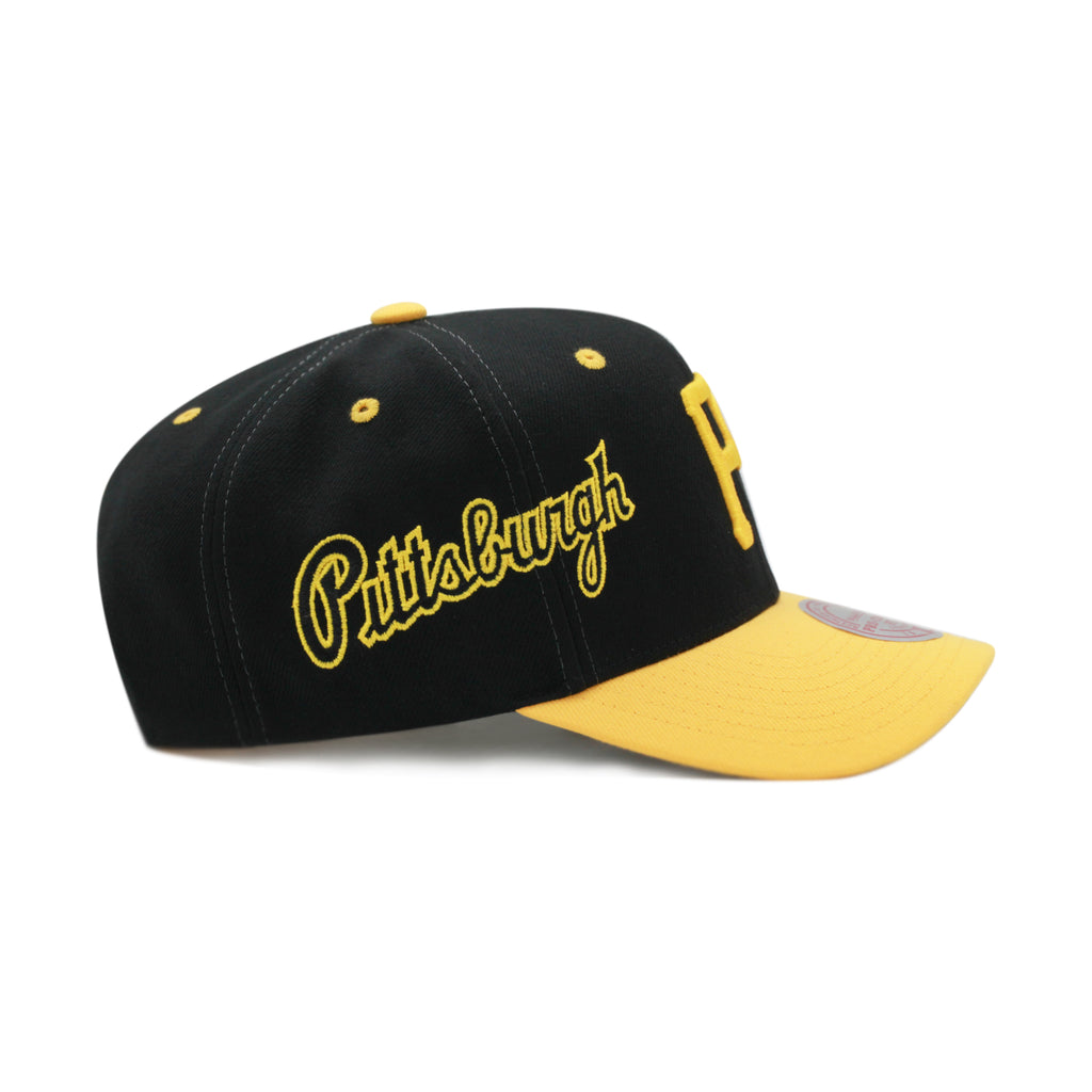 Pittsburgh Pirates Black Mitchell & Ness MLB Overbite Pro Snapback