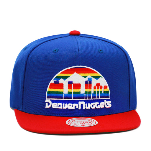 Denver Nuggets Royal Red Mitchell & Ness Snapback Hat
