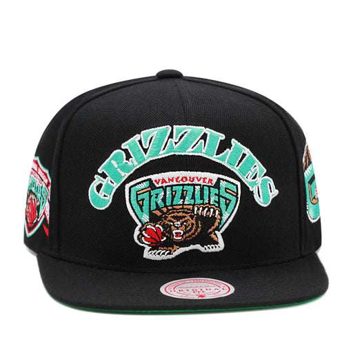 Vancouver Grizzlies Black Mitchell & Ness NBA My Squad Snapback Hat