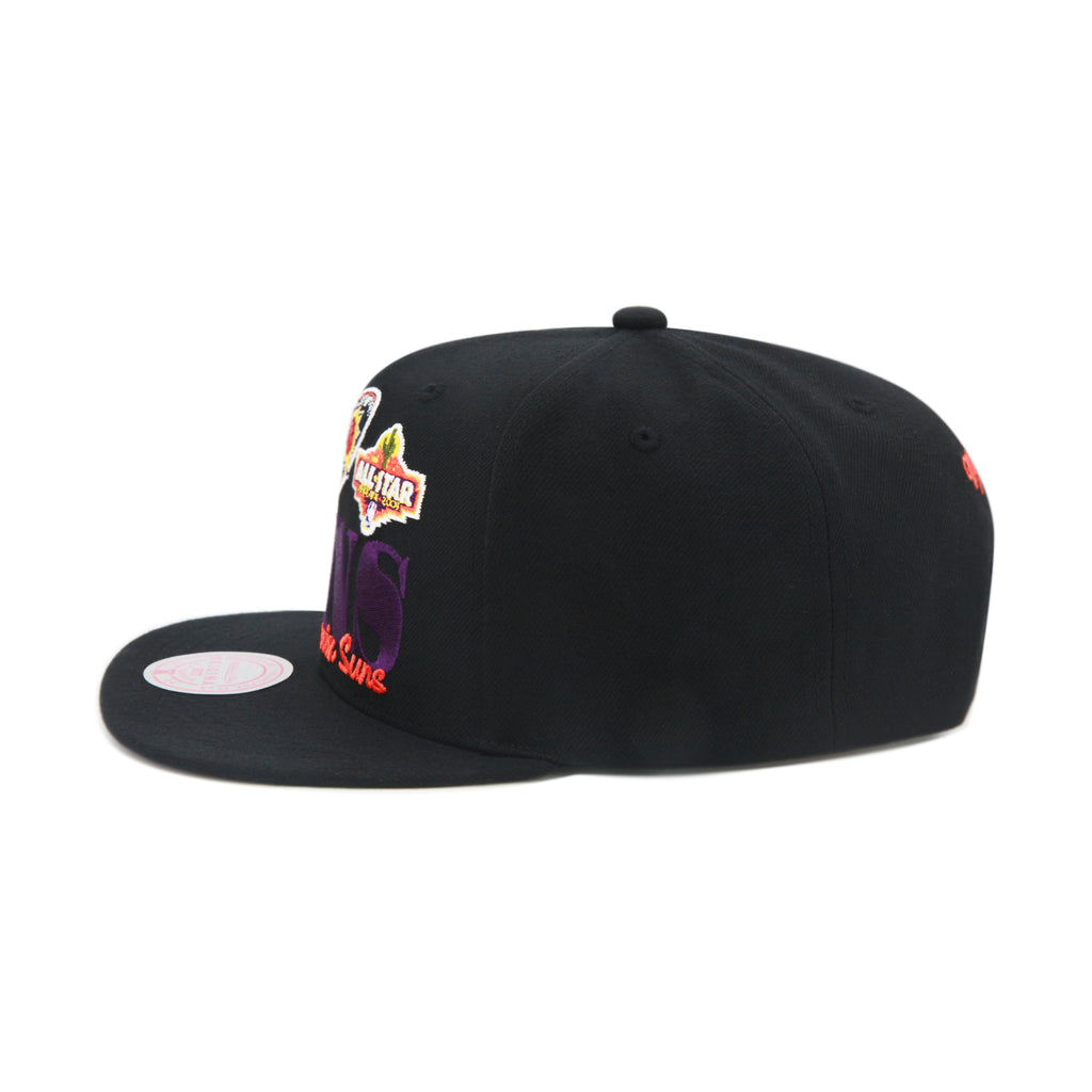 Phoenix Suns Black Mitchell & Ness Reframe Retro Snapback Hat