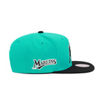 Florida Marlin Teal Mitchell & Ness MLB Evergreen Snapback Hat