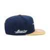 Houston Astros Navy Wheat Mitchell & Ness MLB Evergreen Snapback Hat