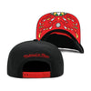 Houston Rockets Black Mitchell & Ness Sugar Skull Snapback Hat