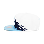 North Carolina Tar Heels UNC Mitchell & Ness Paintbrush Snapback Hat