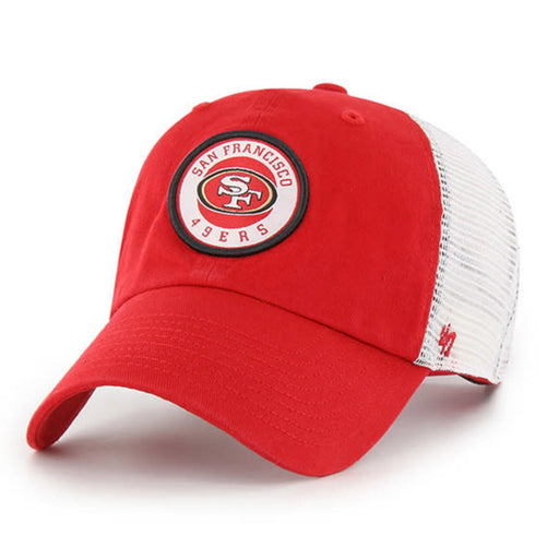 San Francisco 49ers Red 47 Brand Highline Clean Up Snapback Hat