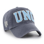 North Carolina Tar Heels UNC Vintage Navy 47 Brand Vintage Clean Up Dad Hat