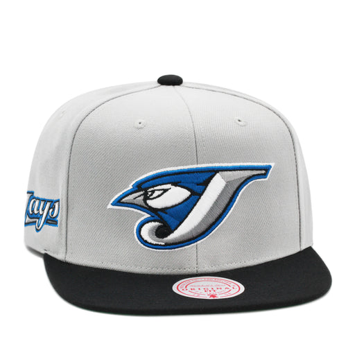 Toronto Blue Jays Grey Mitchell & Ness MLB Away Cooperstown Snapback Hat