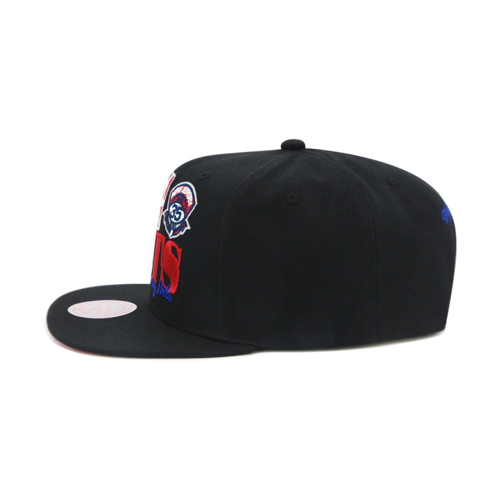 New Jersey Nets Black Mitchell & Ness Reframe Retro Snapback Hat