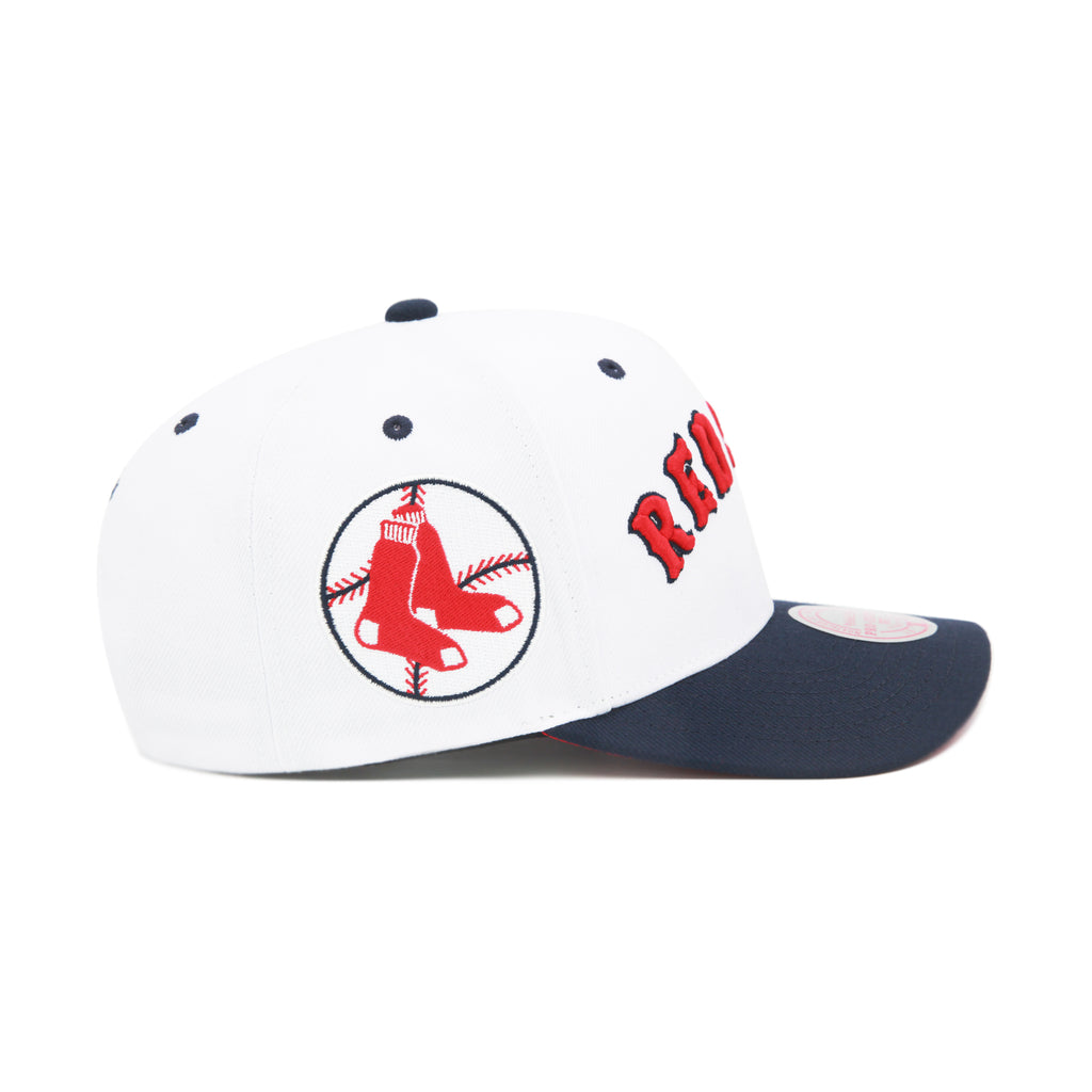 Boston Red Sox Mitchell & Ness Cooperstown Collection Pro Crown Snapback  Hat - White