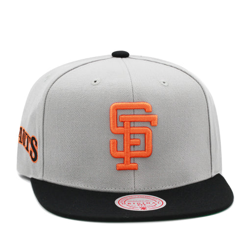 San Francisco Giants Grey Mitchell & Ness MLB Away Cooperstown Snapback Hat