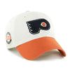 Philadelphia Flyers Bone 47 Brand Vintage Sidestep Clean Up Dad Hat