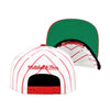 Chicago Bulls White Mitchell & Ness NBA Retro Pinstripe Snapback Hat