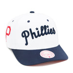 Philadelphia Phillies Mitchell & Ness Cooperstown Evergreen Pro Snapback - White