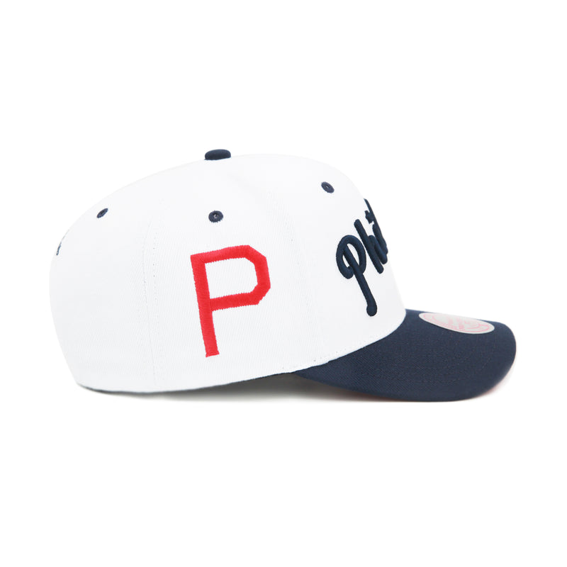 Philadelphia Phillies Mitchell & Ness Cooperstown Evergreen Pro Snapback - White