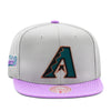 Arizona Diamondbacks Grey Mitchell & Ness MLB Away Cooperstown Snapback Hat