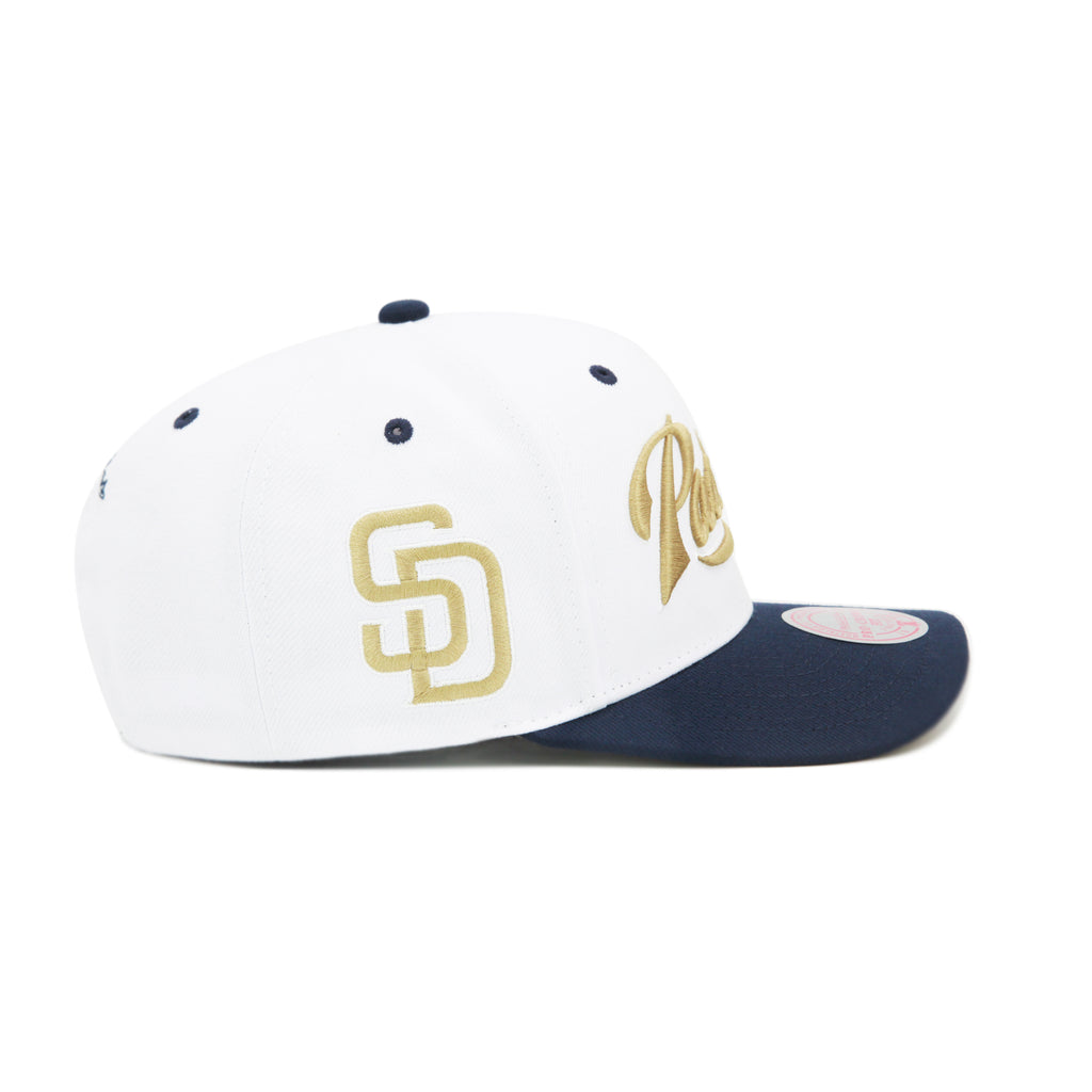 San Diego Padres Mitchell & Ness Cooperstown Evergreen Pro Snapback - White