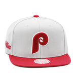 Philadelphia Phillies Grey Mitchell & Ness MLB Away Cooperstown Snapback Hat