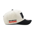 Philadelphia Flyers Off White Mitchell & Ness Precurved Snapback Hat