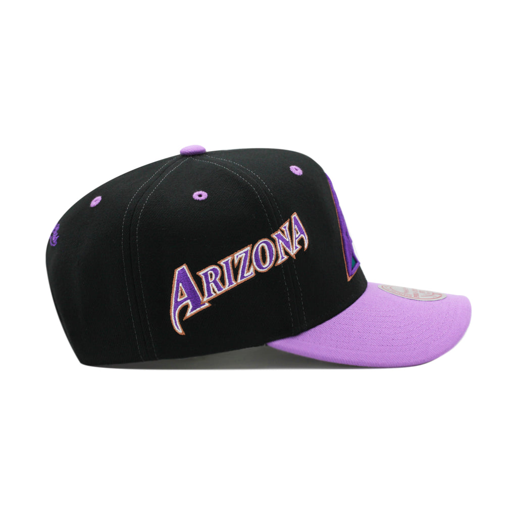 Arizona Diamondbacks Cooperstown Black Mitchell & Ness MLB Overbite Pro Snapback