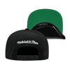 Anaheim Ducks Black Mitchell & Ness Top Spot Snapback Hat