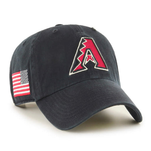Arizona Diamondbacks Black 47 Brand Heritage Clean Up Dad Hat