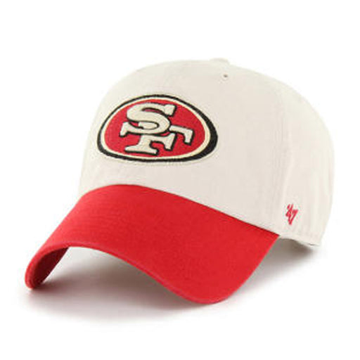 San Francisco 49ers Bone 47 Brand Sidestep Clean Up Dad Hat