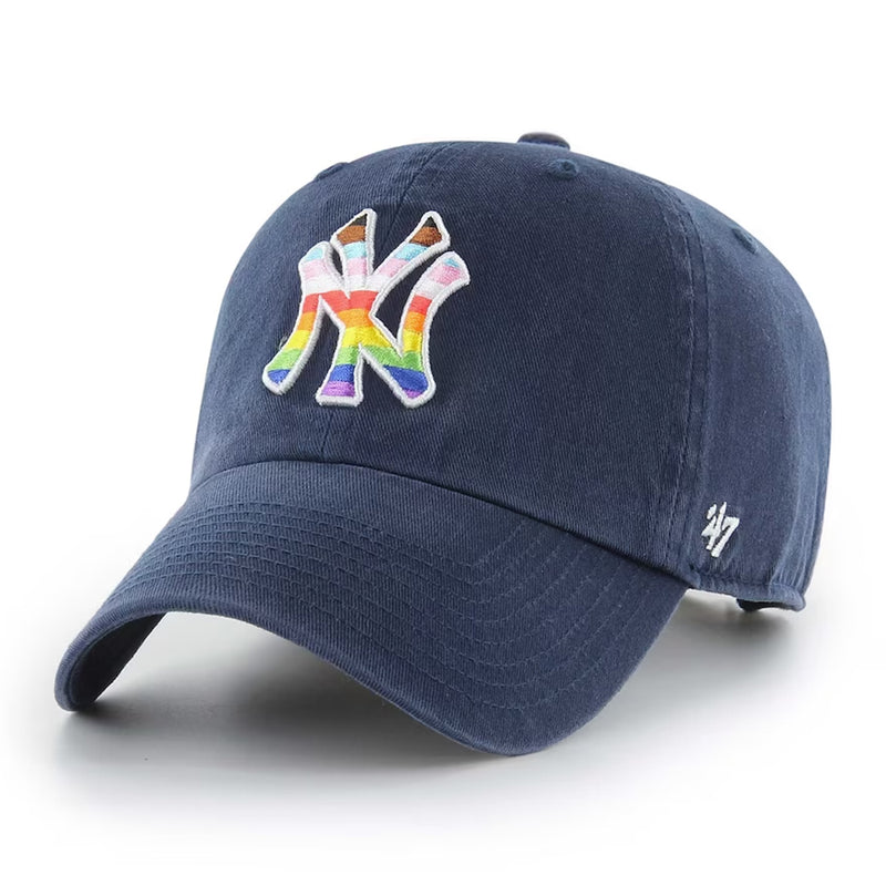 New York Yankees Navy 47 Brand Pride Clean Up Dad Hat