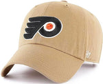 Philadelphia Flyers Khaki 47 Brand Clean Up Dad Hat