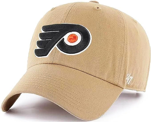 Philadelphia Flyers Khaki 47 Brand Clean Up Dad Hat