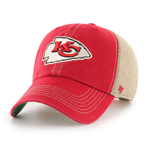 Kansas City Chiefs Red 47 Brand Trawler Clean Up Snapback Hat