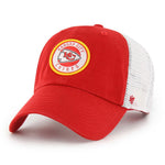Kansas City Chiefs Red 47 Brand Highline Clean Up Snapback Hat
