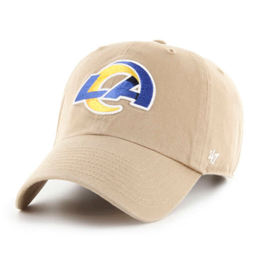 Los Angeles Rams Khaki 47 Brand Clean Up Dad Hat
