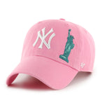 New York Yankees Rose Pink 47 Brand City Icon Clean Up Dad Hat