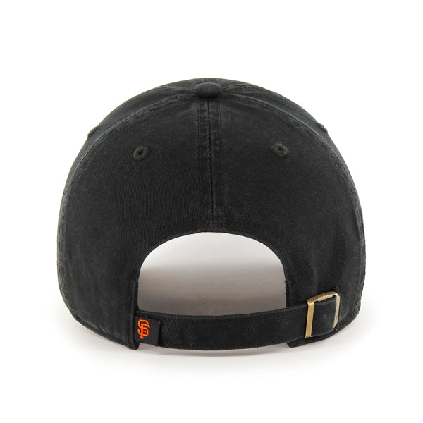 San Francisco Giants Black on Black 47 Brand Clean Up Dad Hat