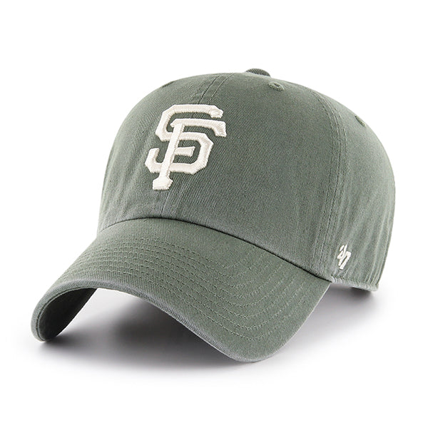 San Francisco Giants Moss Green 47 Brand Clean Up Dad Hat