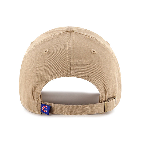 Chicago Cubs Khaki 47 Brand Clean Up Dad Hat