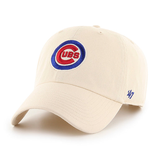 Chicago Cubs Natural 47 Brand Clean Up Dad Hat